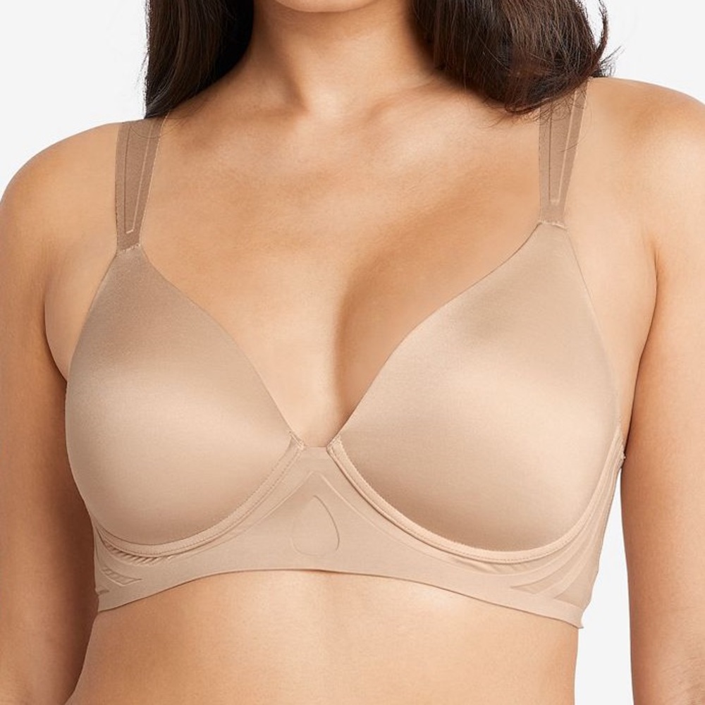 Bali Almond Nude Beige Comfort Revolution Ultimate Wireless Support Bra 2XL 3462
